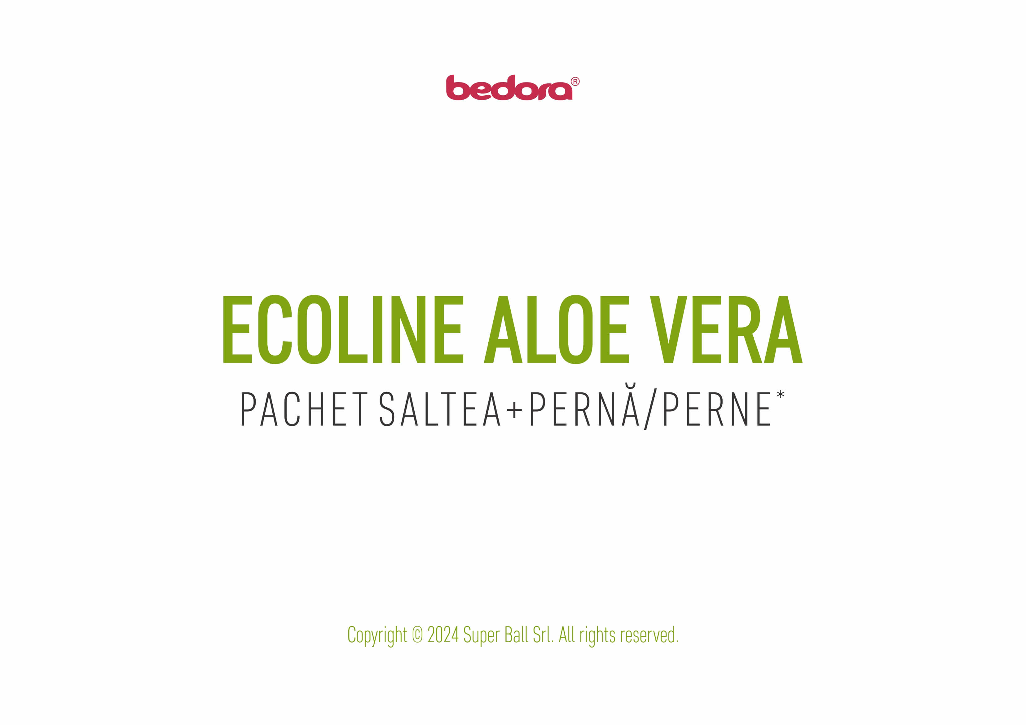 Saltea Ecoline Aloe Vera